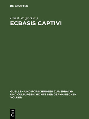 cover image of Ecbasis captivi